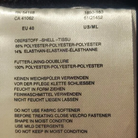 Bogner Fire + Ice Women's Softshell Hood Floral Jacket Gray/Black/Cream - ML - Picture 11 of 15